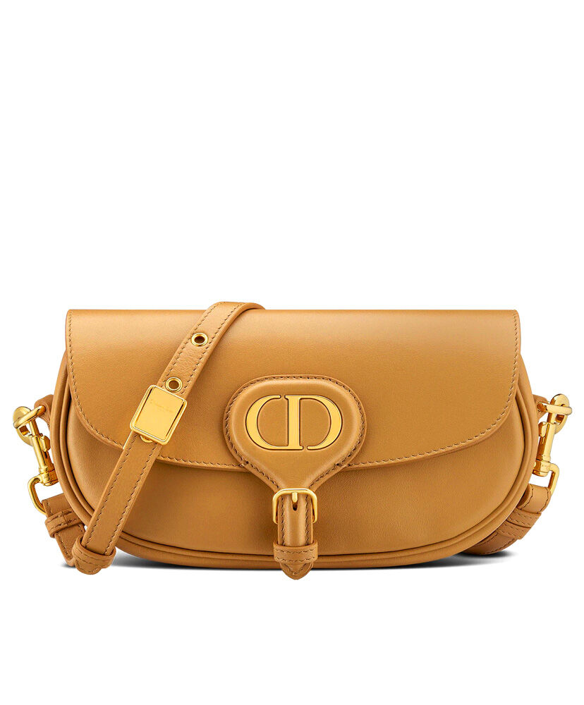 Christian Dior Bobby East west Leather Bag Apricot